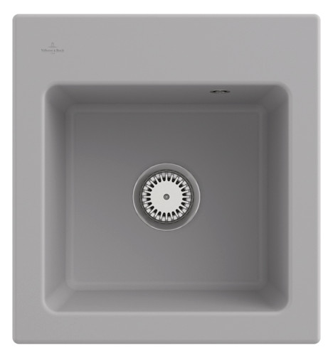 V&B Spüle Subway 45 XS mit Ablaufgarnitur, Handbetätigung, steam CeramicPlus