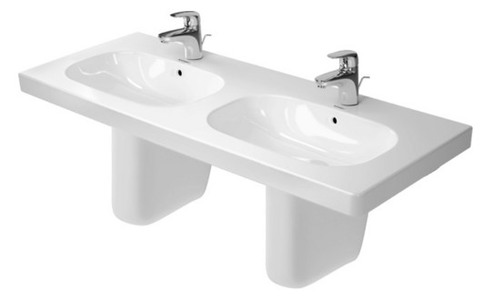 Duravit Halbsäule D-Code 24,5x26,8cm, weiß