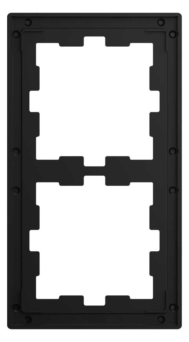 Rahmen 2f schiefer gschl D-Life Stein f.GEB-K geschliffen Unterputzmontage