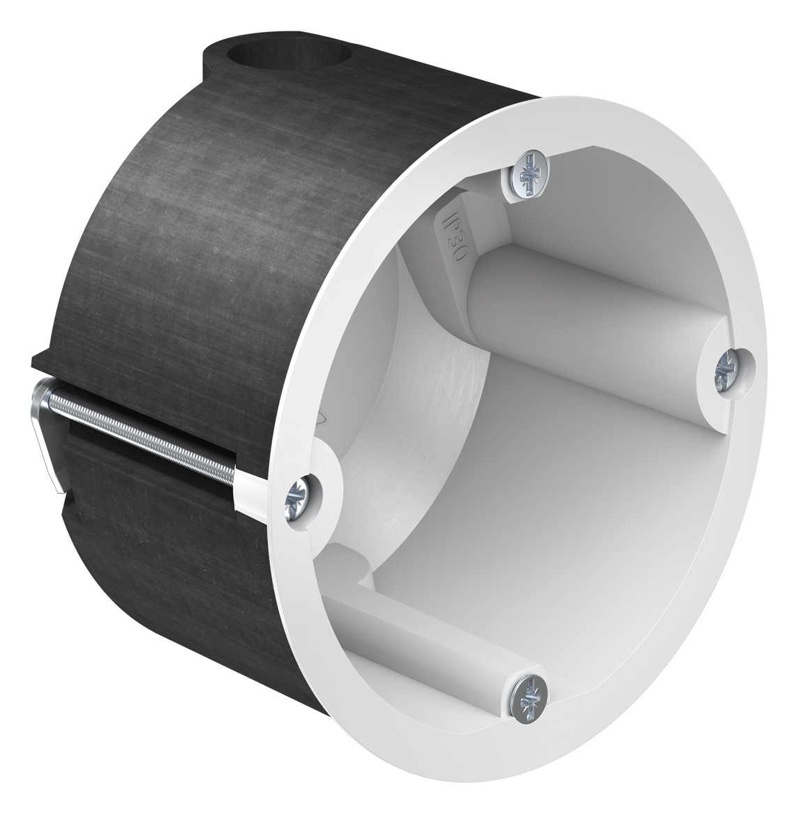 BSdose E90 HW Ø74x54,5mm Kst IP3X rnd Brandschutzdose Ger/VerbDose/kast