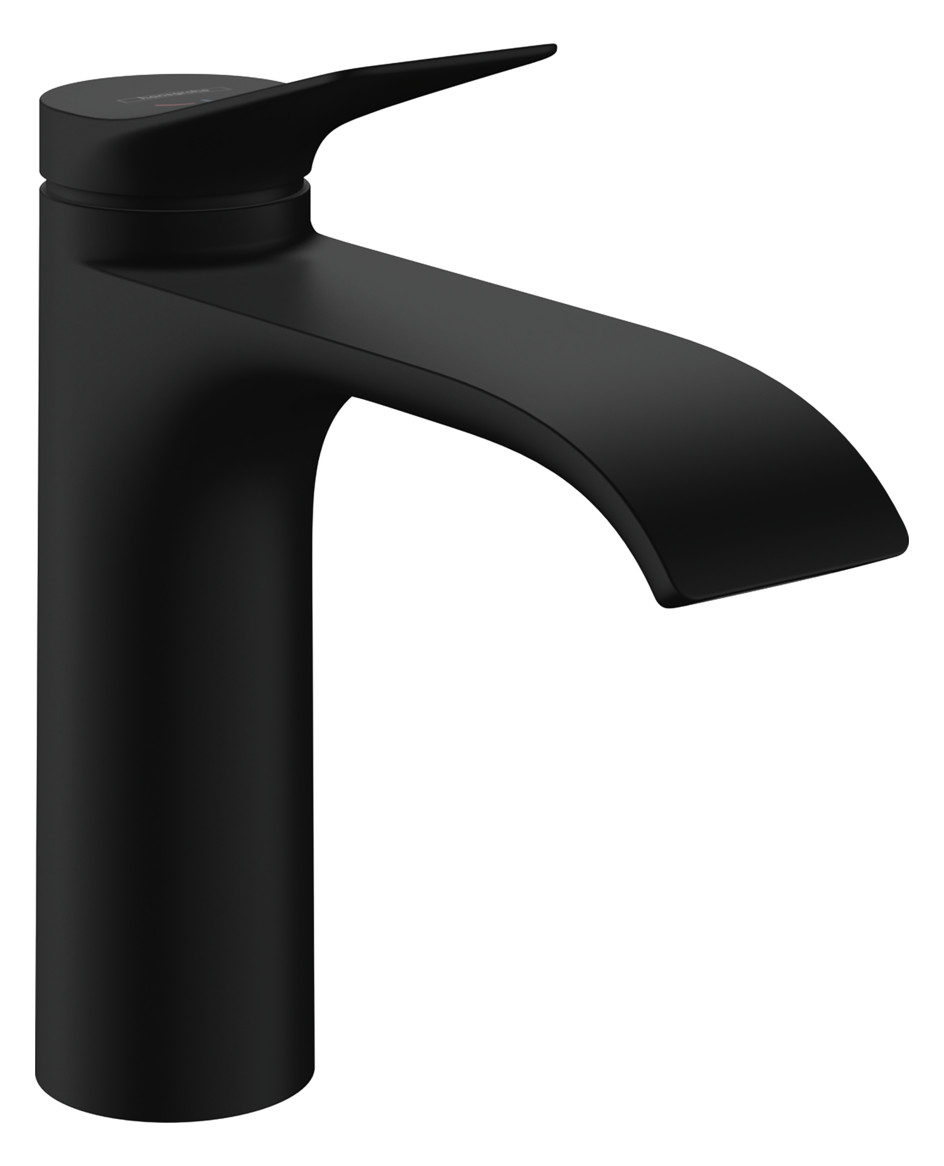 hansgrohe Waschtisch-Einhebelmischer 110 Vivenis CoolStart mit Zugstangen-Ablaufgarnitur, mattschwarz hansgrohe Waschtisch-Einhebelmischer 110 Vivenis CoolStart mit Zugstangen-Ablaufgarnitur, mattschwarz
