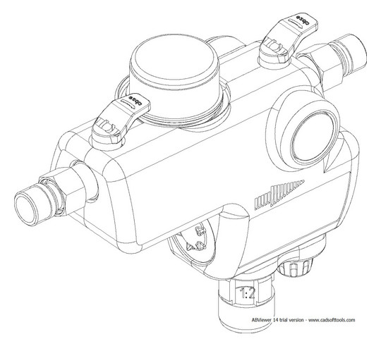 SYR FüllCombi BA 6628 Plus DN 20, mit Wasserzähler