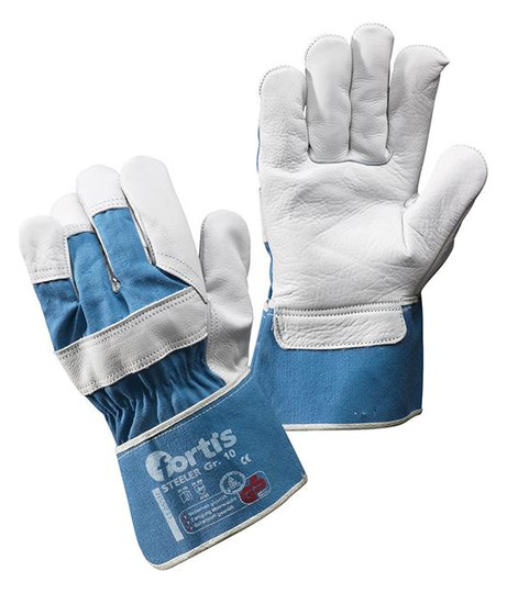 fortis-Rindvolllederhandschuh Steeler - Gr.10