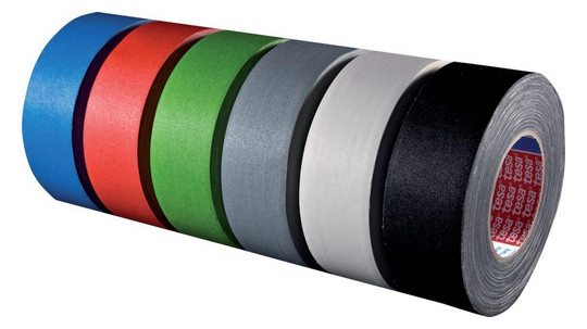 tesa-Gewebeband 4671, mattschwarz - 50mx50mm