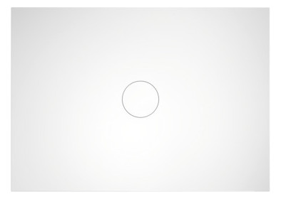 Bette Duschfliese BetteAir 1400 x 1000 mm, flint, Rechteck, glasierter Titan-Stahl