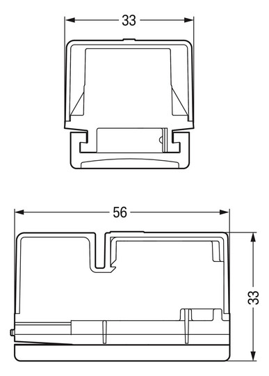 Flachleitungsadapter Serie 896 3p 250V 0-2,5qmm 24A gr Einspeisung