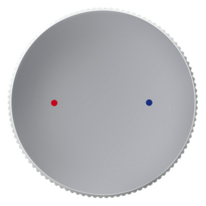 Duravit 2-Loch-Waschtisch-Armatur M D.1 Ausladung 148mm, mit Drehgriff, ohne Zugstangen-Ablaufgarnitur, chrom