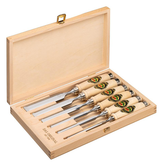KIRSCHEN-Stechbeitel-Satz mit Holzheft Nr.1101HK -...