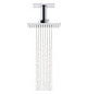 hansgrohe Kopfbrause Axor mit Deckenanschluss, 250x250mm, 2jet, chrom