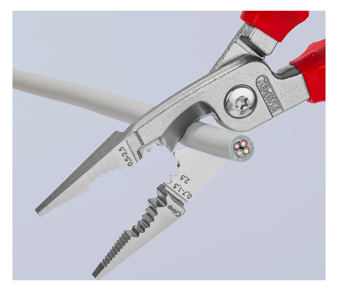 Kombizange 200mm 1000V 2Komp VDE Schutzisoliert 1000V