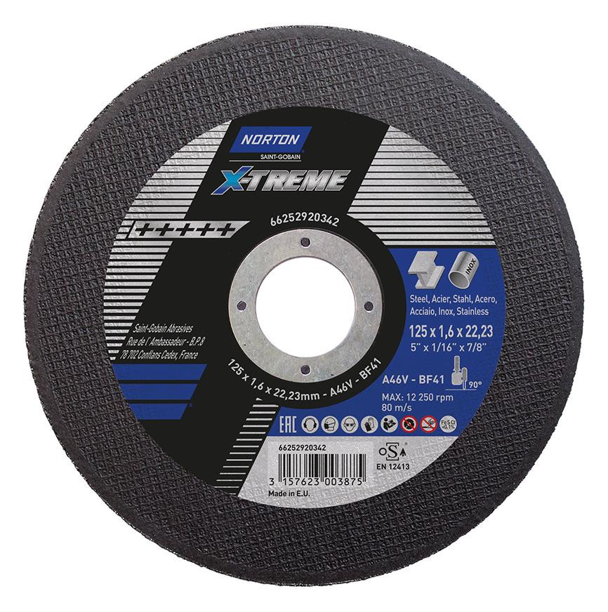 Bild Trennscheibe X-Treme 125x1,6 T41 - Norton-0