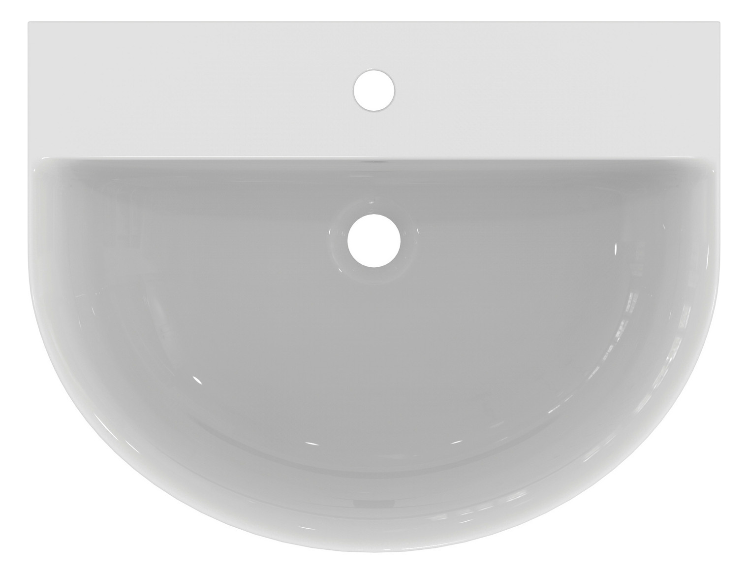 Ideal-Standard Waschtisch Connect Air 60x46x16cm, mit Hahnloch und Überlauf, weiß