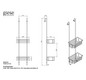 Giese Duschkorb Bodyguard 186x700x42mm, für Glaswand 6/8mm, verchromt