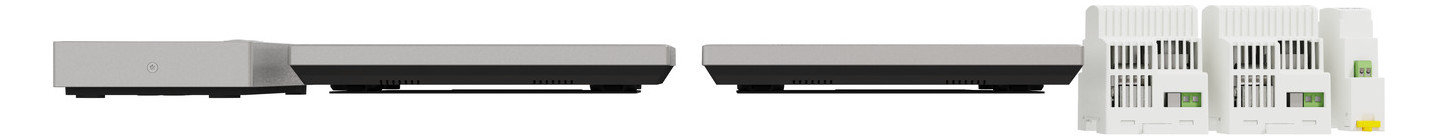 Video-Türsprechset 2Draht 2xTeiln AP/AP anthgr gr Aufputz/Aufputz 1LS