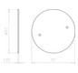 Deckel Dose UP Kst hfr Ø92mm rnd