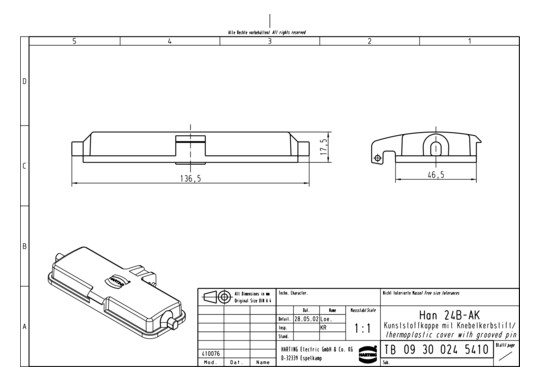 HART Han 24B-Kunststoff-     09300245410 