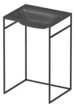 Einbau-Waschtisch BetteLux Shape A170 60x49,5cm, anthracite
