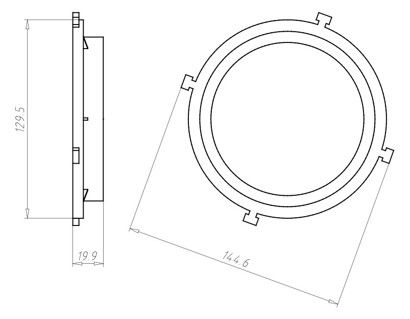 Frontteil HaloX Zubehör