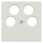 Zentralplatte Sat/TV/Radi System M polws 4f Schraubbef