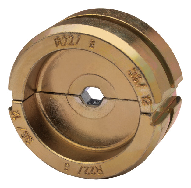 Crimpeinsatz 120qmm sechsk Rohrkabelschuh/Verb