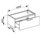 KEUCO Waschtisch-Unterschrank Royal 60 105x40x53,5cm, 1-türig, Frontauszug, Dekor weiß matt