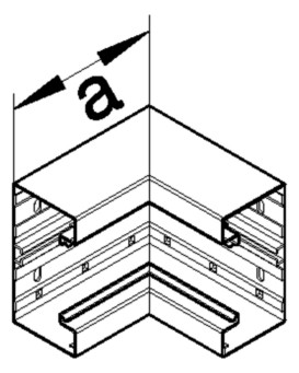 Inneneck GEB-K Kst UT 170x68mm ver-ws unbeh RAL9016 Inneneck GEB-K Kst UT 170x68mm ver-ws unbeh RAL9016