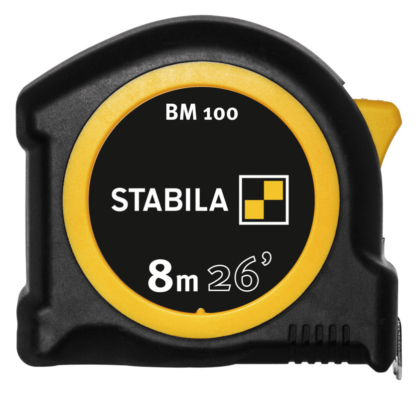 Bild Taschenbandmaß BM 100 8 m (26') cm/inch-Skala - STABILA-1