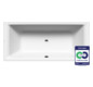 Kaldewei Badewanne PURO DUO 664 180x80cm, Überlauf mittig, Standard, weiß