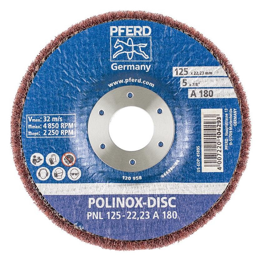 Bild Schleifdisc POLINOX 125x22,23mm A 180 Pf erd-0