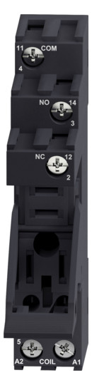 Relaissockel Schraub TS35 5Pins 15,8x77x62mm Hutschiene TH35