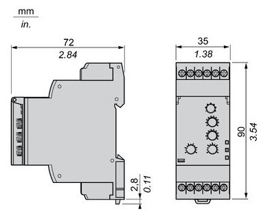 Phasenwächter 120-277V Funktion Phasenausfallerkennung