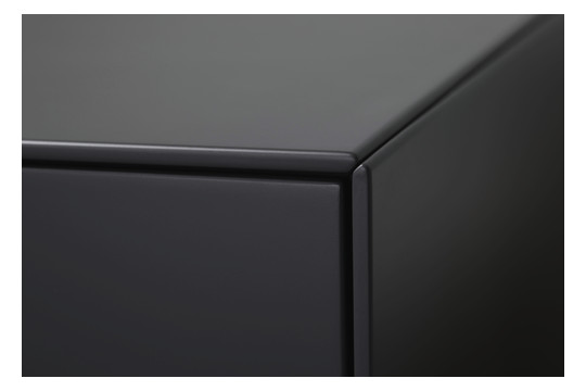 Duravit Waschtisch-Unterschrank White Tulip 130x55cm, Becken links, Eiche natur massiv/graphit seidenmatt, kein Einrichtungssystem/mit Innenbeleuchtung