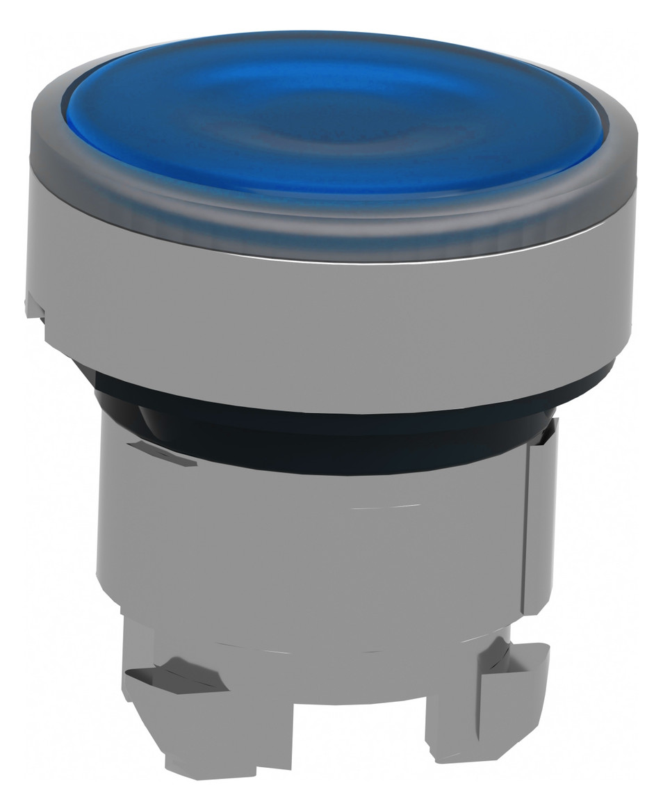 Drucktaster Front 1f bl bel.b Ø22,5mm rnd Geeignet für Beleuchtung IP66