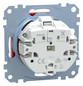 Steckdose 1f rubrt glz System M UP m.BS IP20 rubinrot