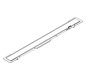 hansgrohe RainDrain Rock Duschrinne 700 mm, Fertigset, kürzbar und befliesbar