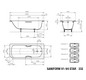 Kaldewei Badewanne SANIFORM STAR 332 160x70cm, Vollantislip, Variante 2, weiß