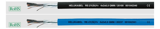 HELU RE-2Y(St)Yv 2x2x0,75 blau     20170 