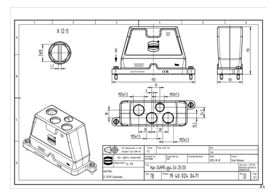 HART HAN 24HPR-gg4-SV-25/20  19400240471 