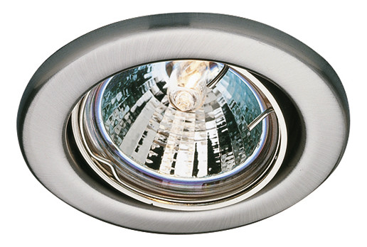 Einbaustrahler 50W Konv edst gbürst IP20 gebürstet Ø/EB68mm