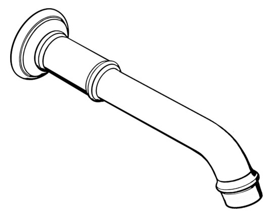hansgrohe Wanneneinlauf Axor Montreux Ausladung 166-220mm, brushed red gold