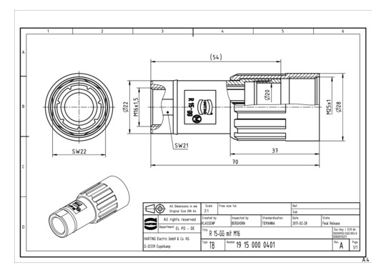 HART R 15-GG mit M16         19150000401 