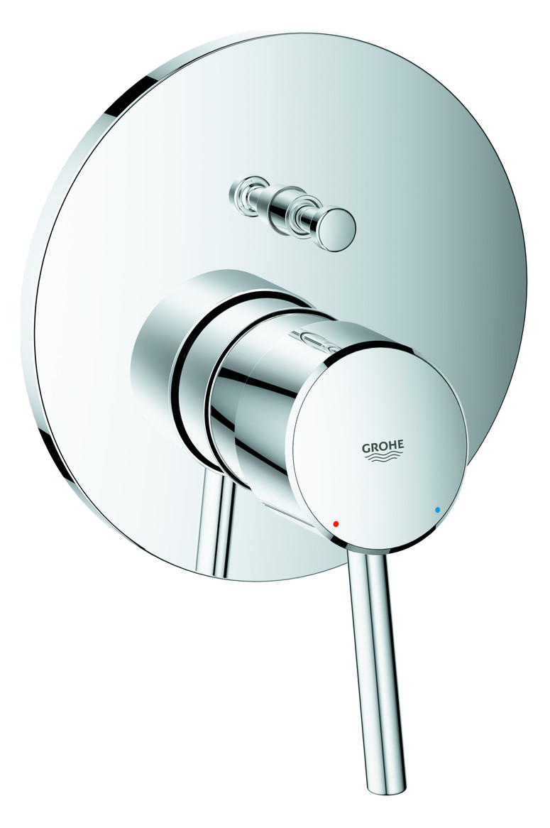 GROHE Fertigmontageset Concetto UP-Wannen-Einhebelmischer, chrom