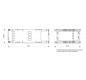 Montageplatte Verteiler ST pulverbesch 200x650mm