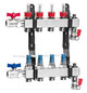 TACONOVA Fußbodenheizungsverteiler TACOSYS PRO 3/4", 0-2,5 l/min, 9 Heizkreise, 554 mm