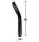 KEUCO Handbrause IXMO 3 Strahlarten, schwarz matt