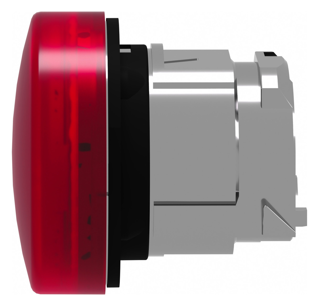 Leuchtmelder Front hoch rnd rt Ø22mm 1st Metall IP66