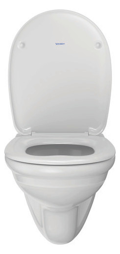 Duravit WC-Sitz Duraplus ohne Absenkautomatik, Scharniere Kunststoff, weiß