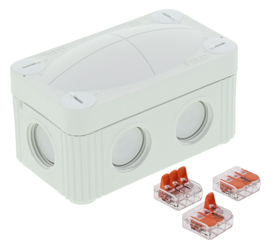 WISKA      COMBI 206 LG / 3xWAGO 221-413 