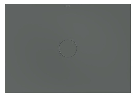 Bette Duschfliese BetteAir 1400 x 1000 mm, smoke, Rechteck, glasierter Titan-Stahl, mit Minimum-Täger