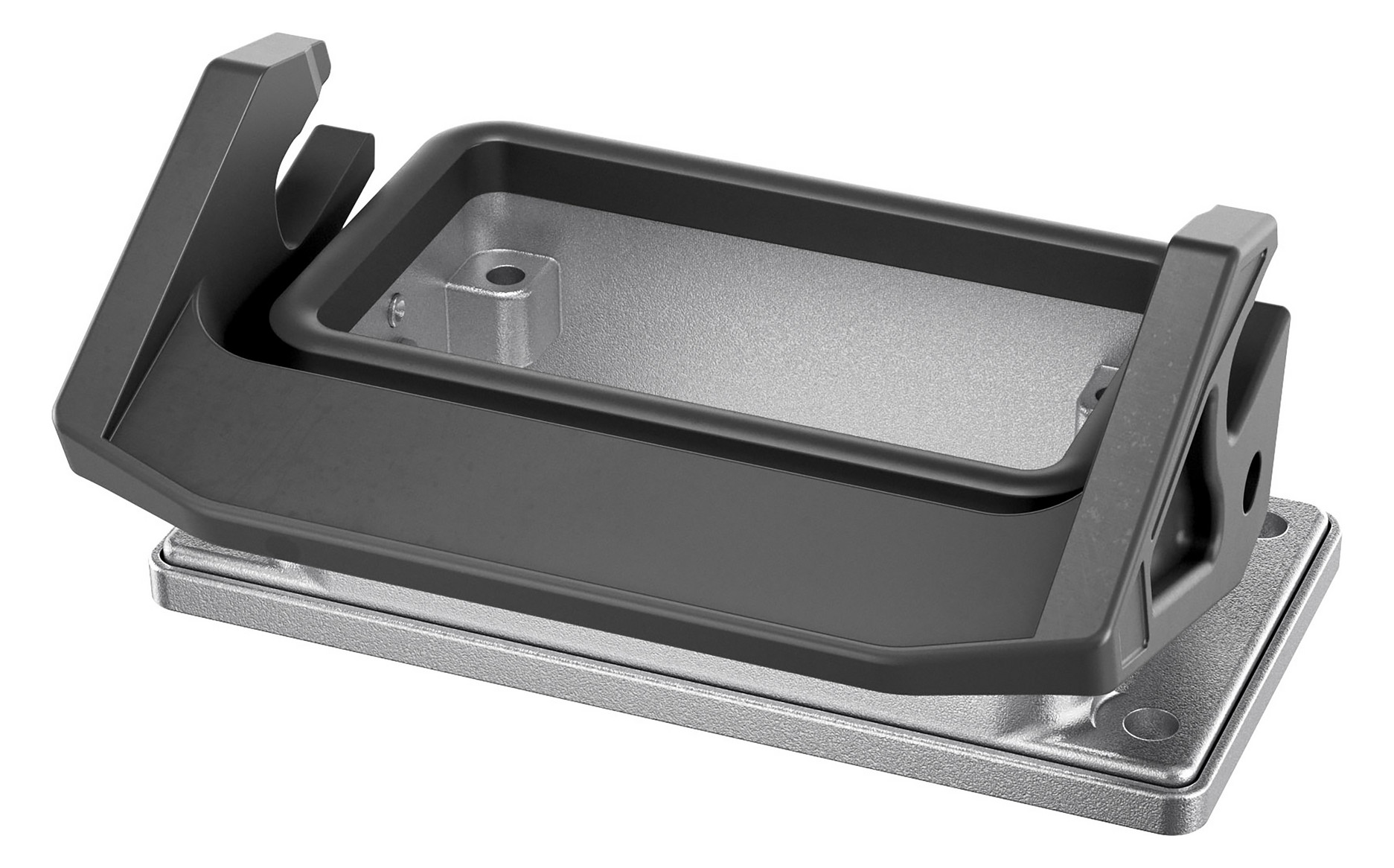 Anbaugehäuse Längsbügel Alu IP65 oben 93x29x43mm